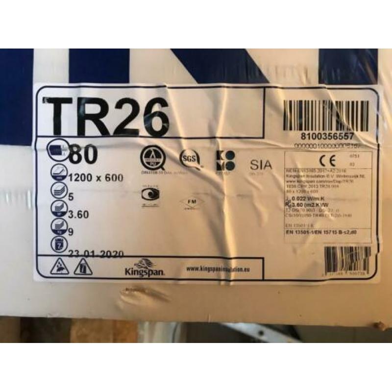 Kingspan Therma TR26 80mm Rd=3,60