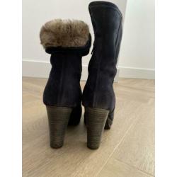 Fred de la Bretoniere laarsjes - blauw - mt 38