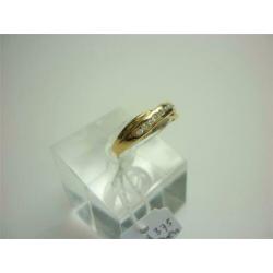 Ring goud met edelstenen / Z6295