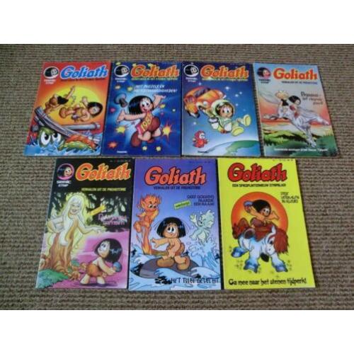 7 Goliath strips van Semic Press uitgaven