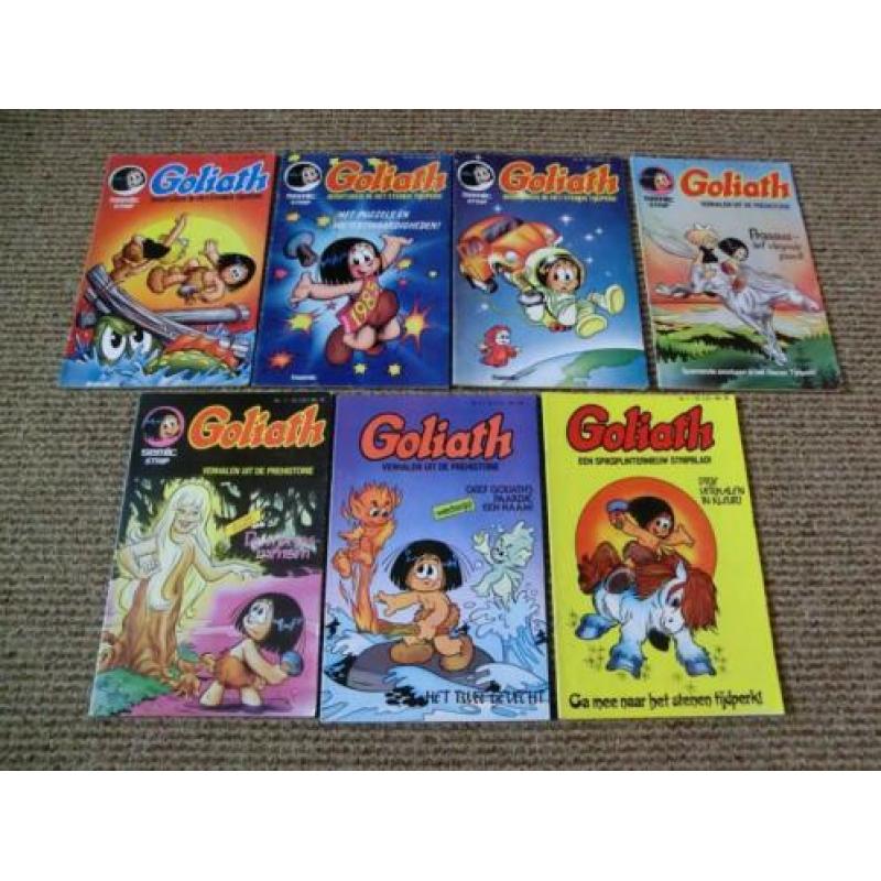 7 Goliath strips van Semic Press uitgaven