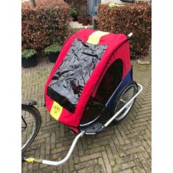 fietskar Chariot (Thule) 2 kinderen, opvouwbaar, buggy
