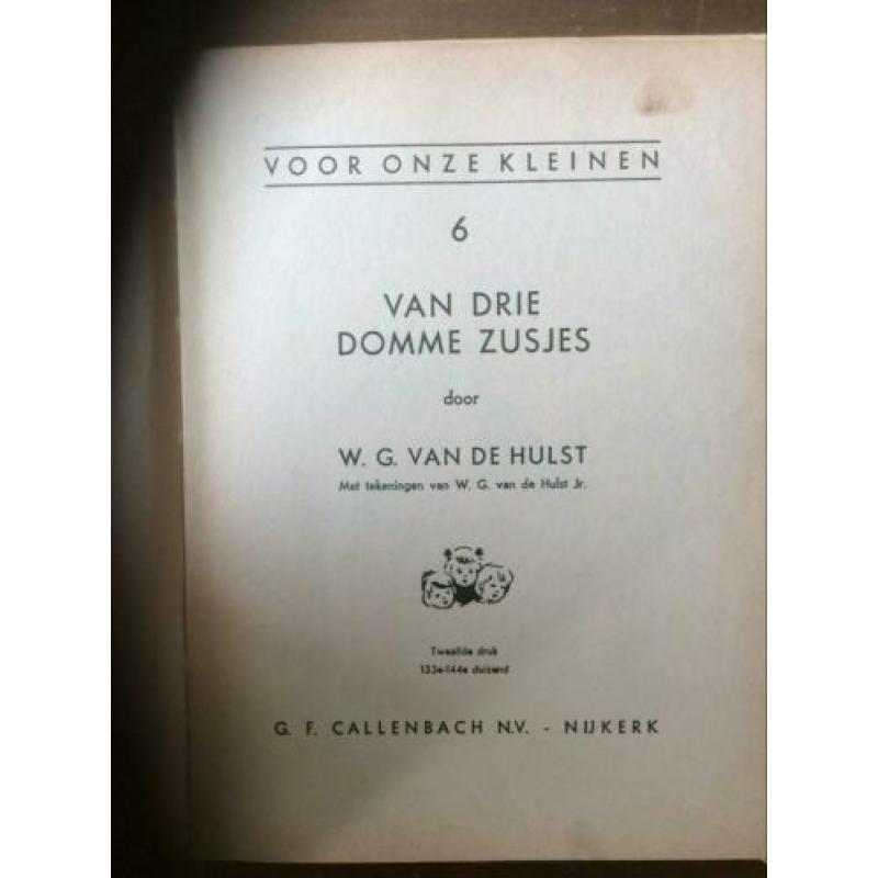 Te koop boek “van drie domme zusjes “ van WG vd Hulst