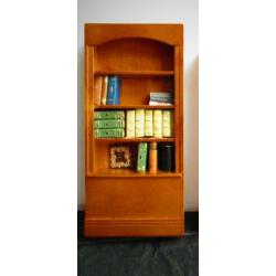 Bibliotheekkast~Boekenkast + Boeken Poppenhuis~Miniatuur~Kas