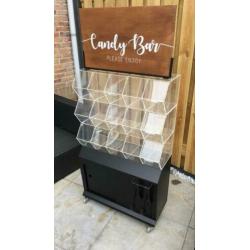 Candy bar bruiloft eyecatcher snoepbakken Candytable uniek!