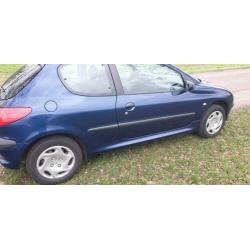 Peugeot 206 1.1 XN 3D 1999 Blauw. Nieuwe APK tot 14-04-2021!