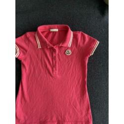 Moncler poloshirt maat 128 shirt