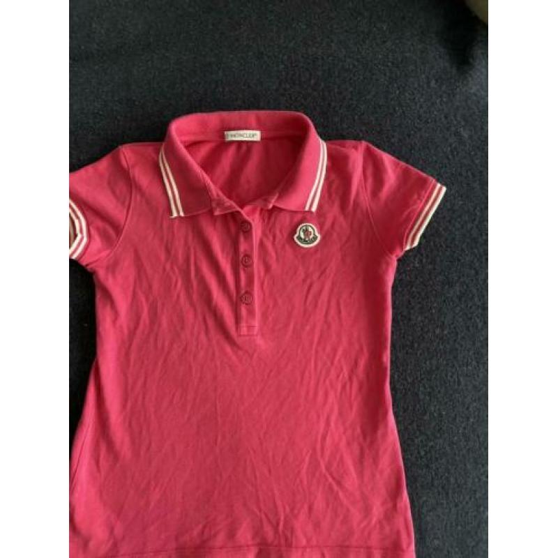 Moncler poloshirt maat 128 shirt