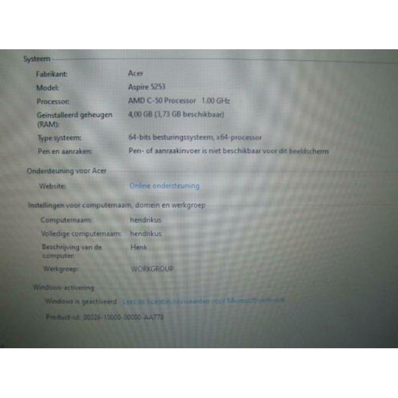 ACER aspire 5253