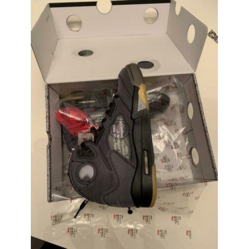 Nike Jordan 5 x Off White Virgil Abloh - Maat 42 US 8.5