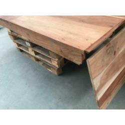 XXL tafel hardhout 2,40mtr.