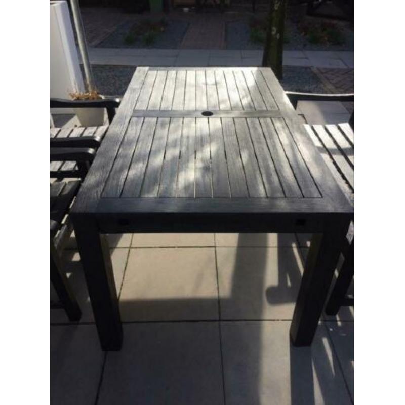 Prachtige hardhouten (teak) tuinset in nieuwstaat!