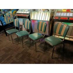 4x Eetkamer Stoelen (Fifties & Sixties) USA