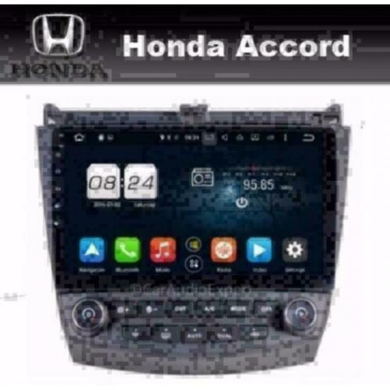 Honda Accord radio navigatie android 8.1 carkit wifi dab+