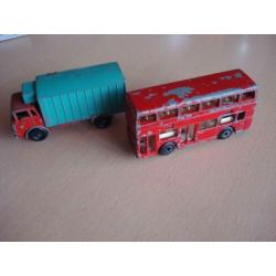 London bus, koelwagen en Melkauto