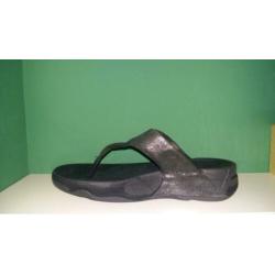 Fitflop Wobbleboard slippers grijs-zwart maat 39
