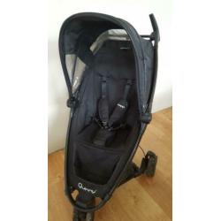 Quinny Zapp All Black, incl voetenzak,regenhoes en zonnekap.