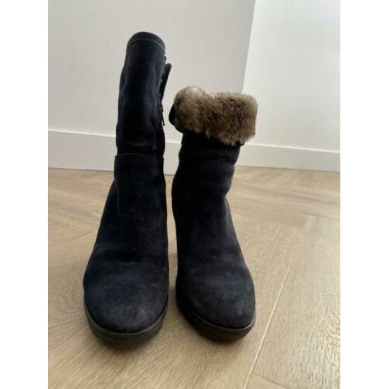 Fred de la Bretoniere laarsjes - blauw - mt 38