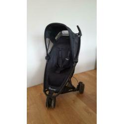 Quinny Zapp All Black, incl voetenzak,regenhoes en zonnekap.