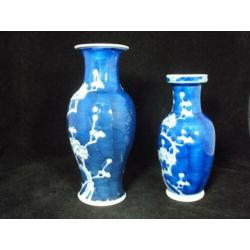 chinees porselein vaasjes ,prunus