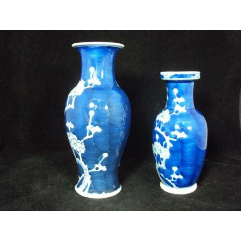 chinees porselein vaasjes ,prunus