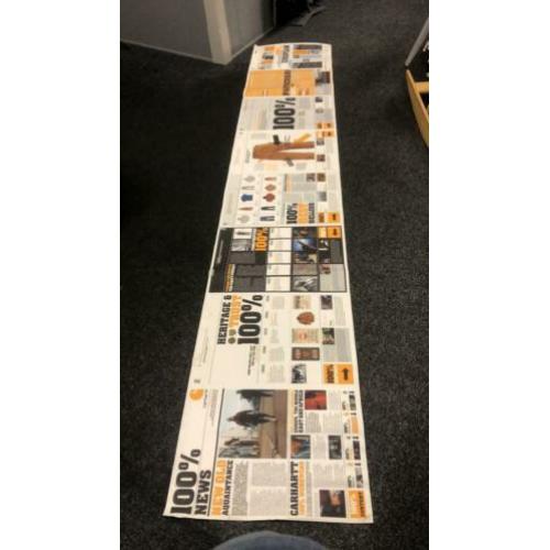 Carhartt canvas printout van Newspaper uit 2010