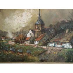 Groot schilderij van WOLTER