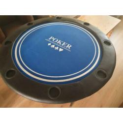 Pokertafel rond met inklapbare poten