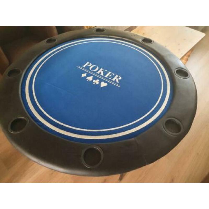 Pokertafel rond met inklapbare poten