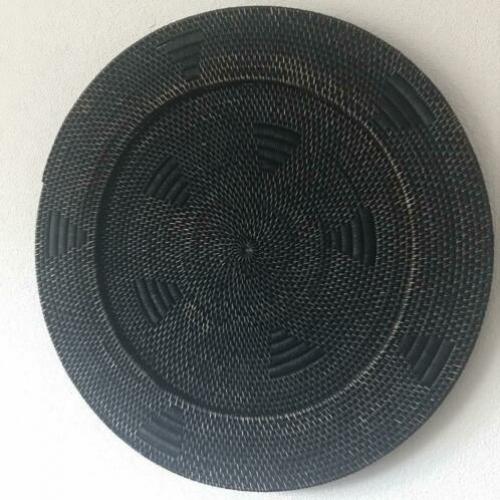 Rotan dienblad / wandschaal ByBazz 70cm