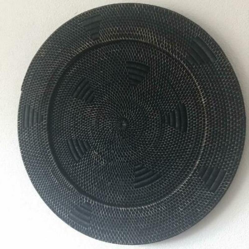 Rotan dienblad / wandschaal ByBazz 70cm