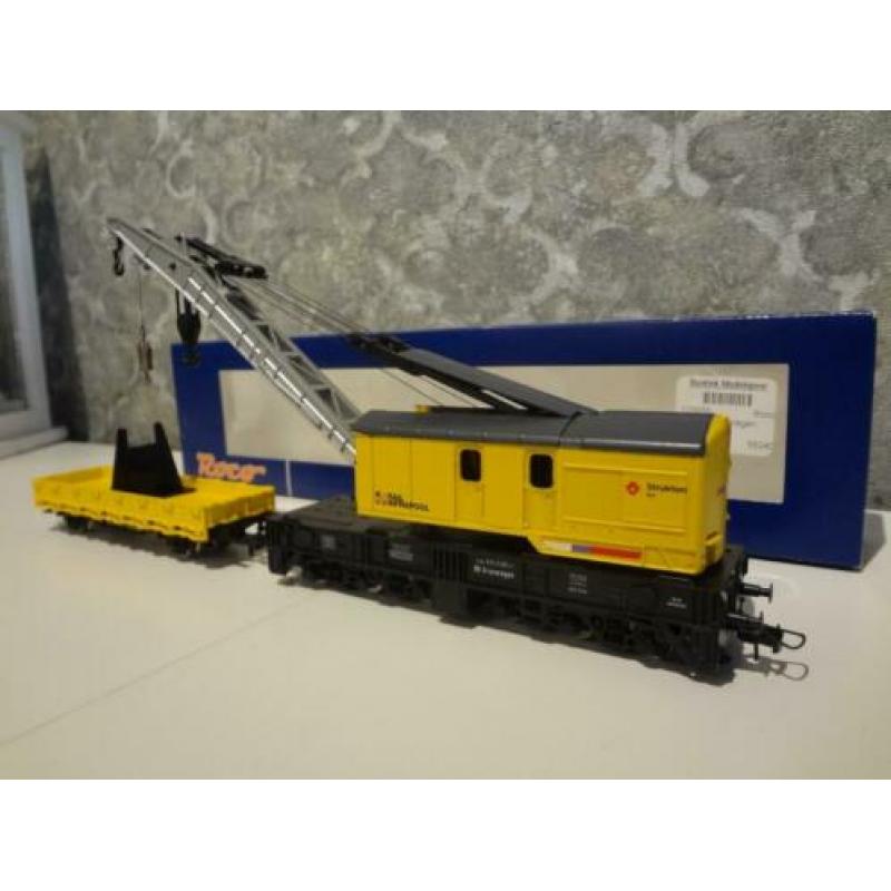 Strukton Ongevallen kraan met wagon met giek steun **Nieuw**
