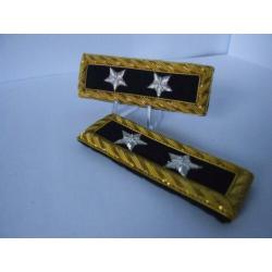 Embleem,Set,Schouder,Rank,Generaal,Majoor