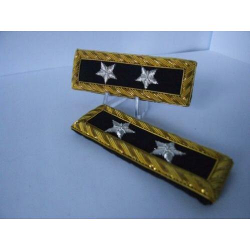 Embleem,Set,Schouder,Rank,Generaal,Majoor