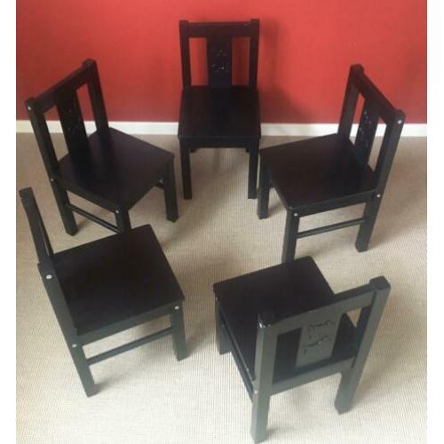 Ikea Kritter kinderstoel, 5 stuks, Tafel "lack" gratis erbij