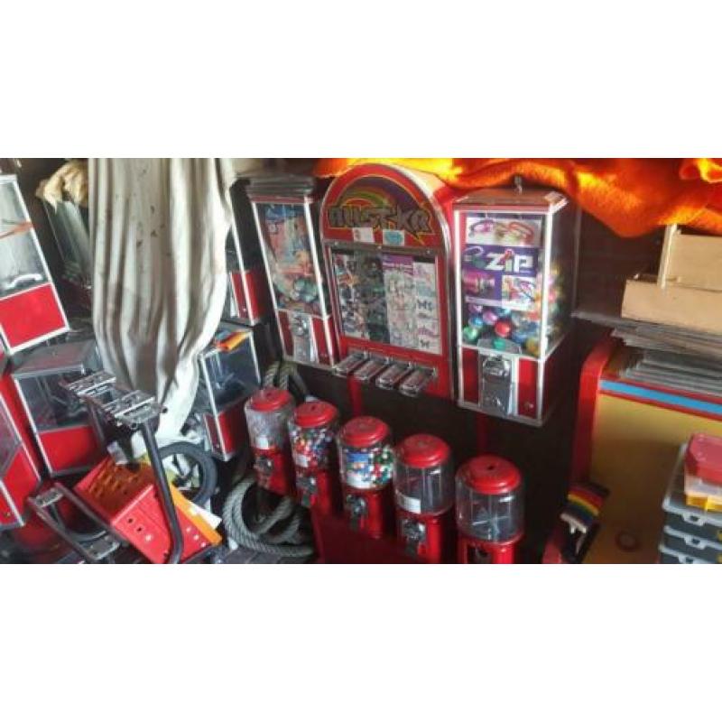 Diverse beaver rekken en automaten