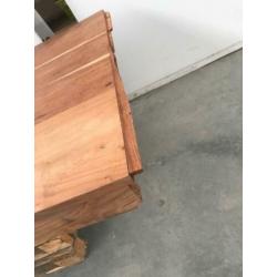 XXL tafel hardhout 2,40mtr.