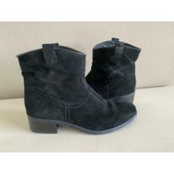 Linea Zeta Leren Suede Laarzen 40