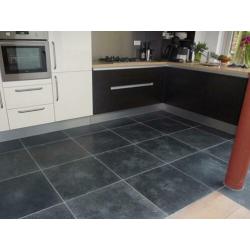 natuursteen vloertegels Desert Black Gothic 60x60 cm