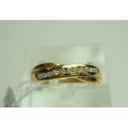 Ring goud met edelstenen / Z6295