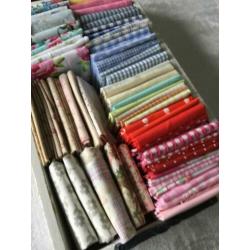 Vele quilt stofjes