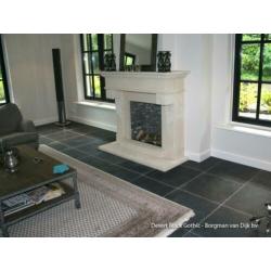 natuursteen vloertegels Desert Black Gothic 60x60 cm