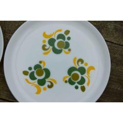 4 Vintage Borden, Arcopal France Knorr (23 cm)