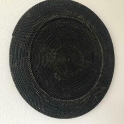 Rotan dienblad / wandschaal ByBazz 70cm