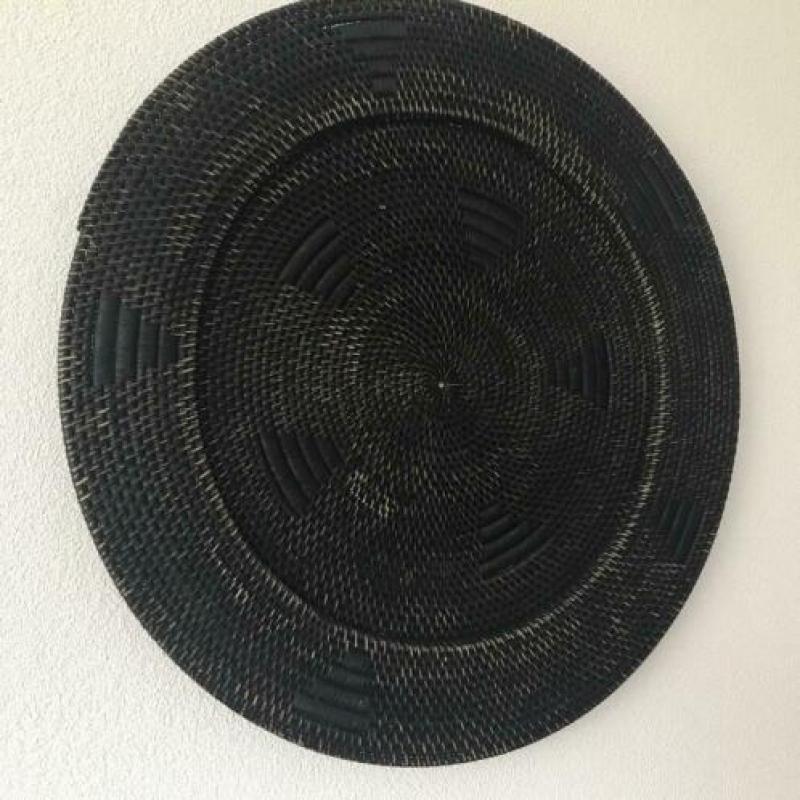 Rotan dienblad / wandschaal ByBazz 70cm