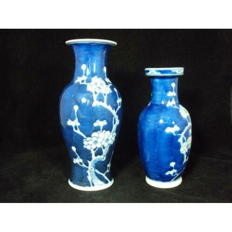 chinees porselein vaasjes ,prunus