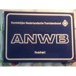 Emaille bord ANWB langcat bussem