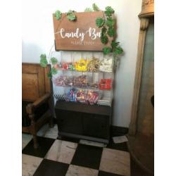 Candy bar bruiloft eyecatcher snoepbakken Candytable uniek!