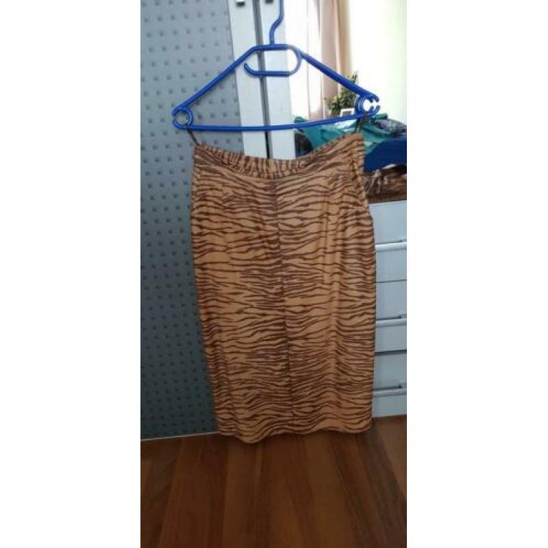 Leer paje in luipaard print 38
