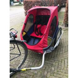 fietskar Chariot (Thule) 2 kinderen, opvouwbaar, buggy